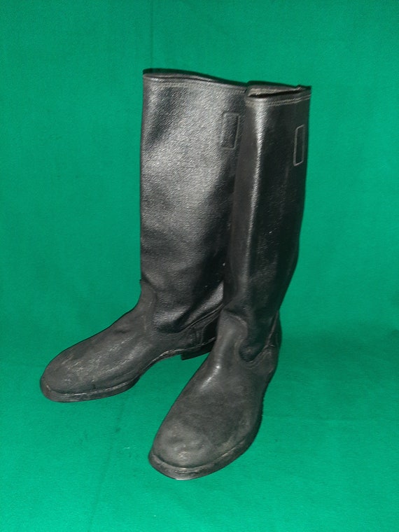 Soviet soldier Kersey boots Russian Military boots