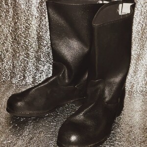 Vintage Ukrainian military tarpaulin boots Ukrainian army