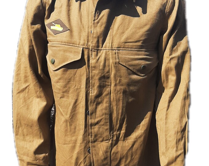 Soviet Vintage Military Jacket Tanker With Pocket for Pistol Armievo ...