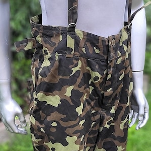 Military camouflage trousers Ukrainian army with suspenders
