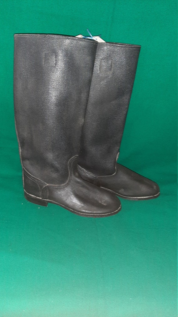 Army Soviet Kersey Kirza Boots USSR 1980s - image 2