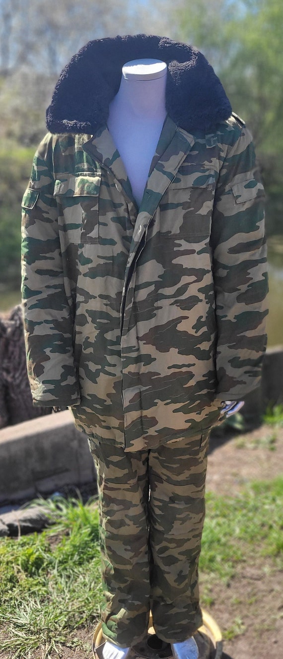 Military winter uniform jacket + pants camouflage… - image 8