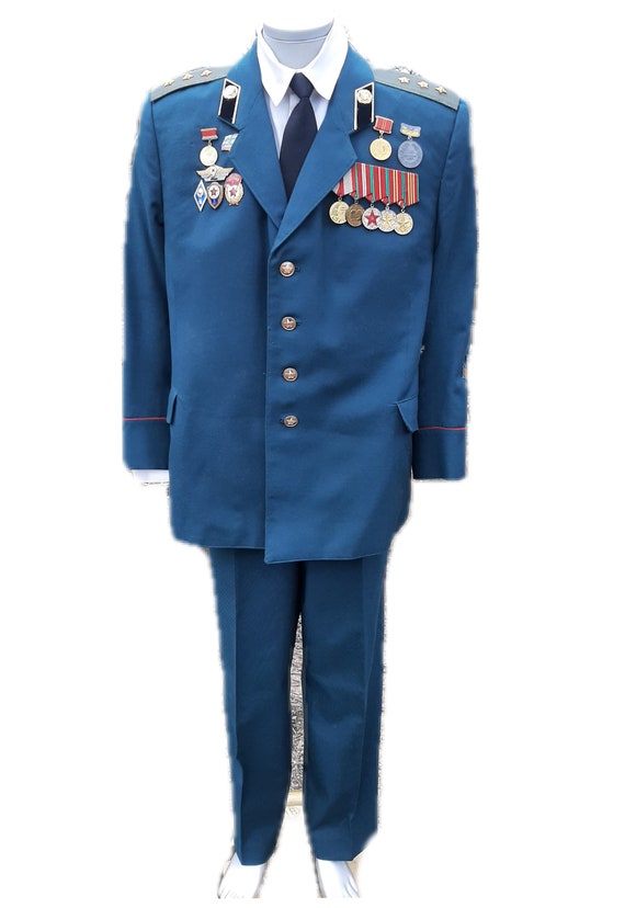 Soviet military parade uniform with medals USSR