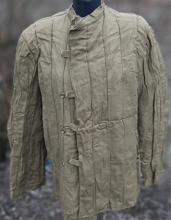 Soviet military jacket Telogreika FUFAIKA Ukraine… - image 1