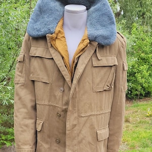 Military winter jacket Afghan with pocket for aistole USSR army