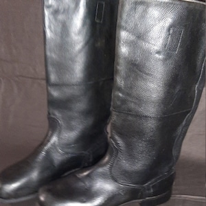 Military officer boots Red Army USSR Yuft boots