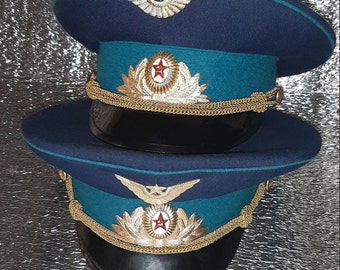 Casquette d'officier militaire pour les pilotes USSR Air Force