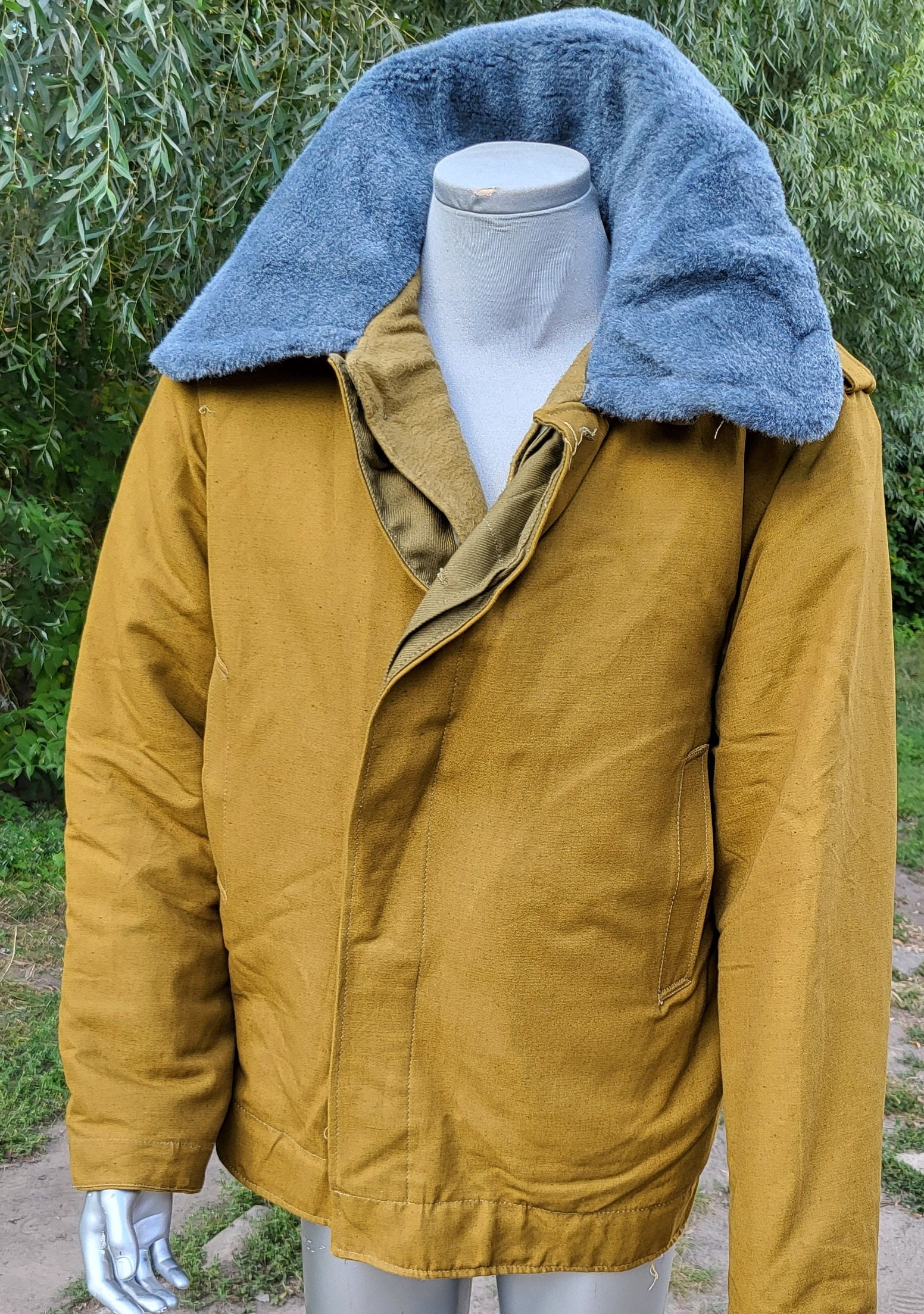 ジャケット・アウター 80s Russian military tankers jacket s-l1200.jpg