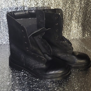Military leather army boots Ukrainian army 2000s