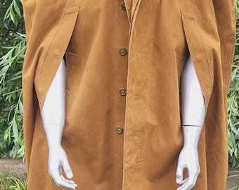 Vintage-Regencape aus Gummi, wasserdichter Regenmantel aus der UdSSR, Retro-Oberbekleidung