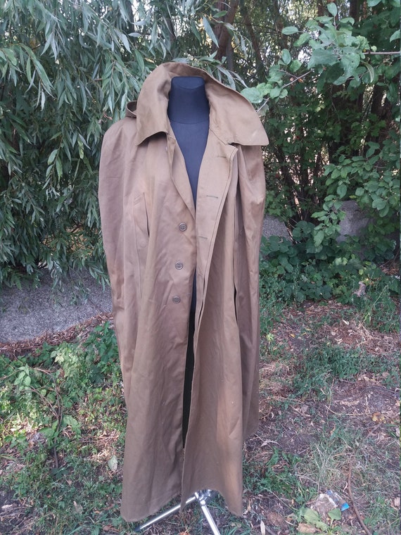 Officer Raincoat Cloak USSR - image 1