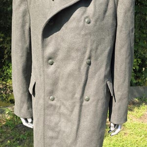 Winter wool coat military coat Ukrainian army 1990s