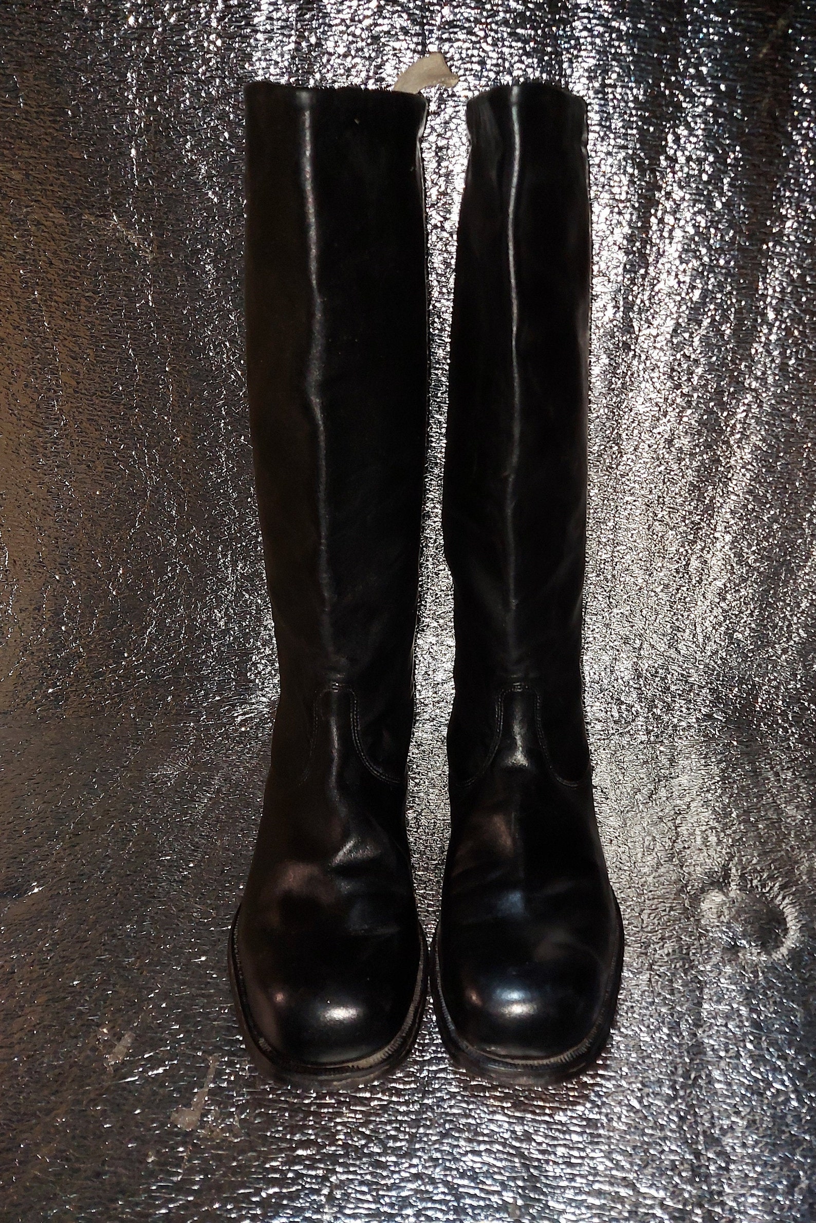 Vintage rare chromeplated boots Red Army officers senior Etsy