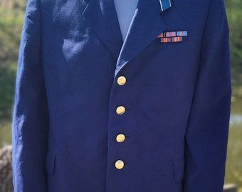 green emerald velvet dress US Air Force 3 Piece Dress Uniform Extra Small / Pants main image 1