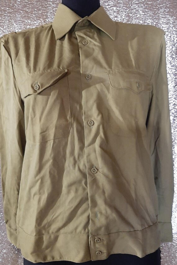 Soviet Army Military Shirt USSR | Etsy