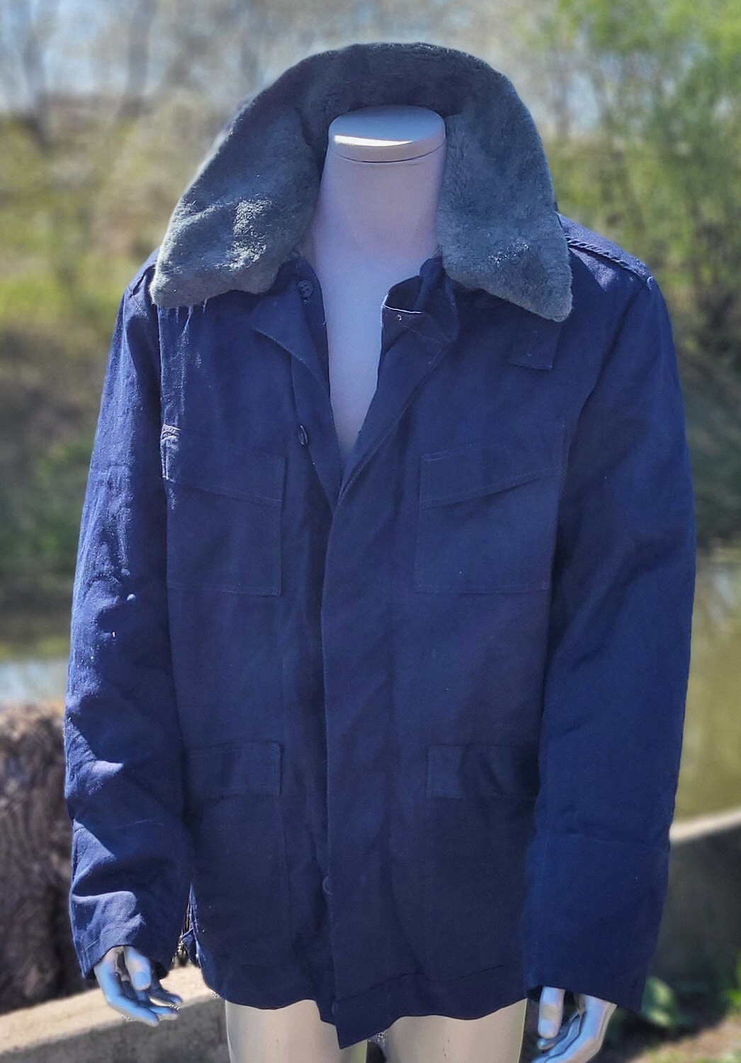 ソビエト海軍 DEADSTOCK 80s USSR Soviet Jacket Vintage Russian Soviet Army USSR Uniform Jacket Military