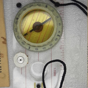 Vintage German compass GDR