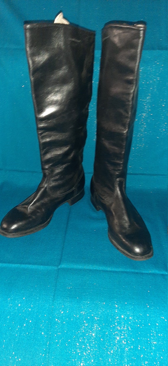 Military chrome boots Soviet army USSR