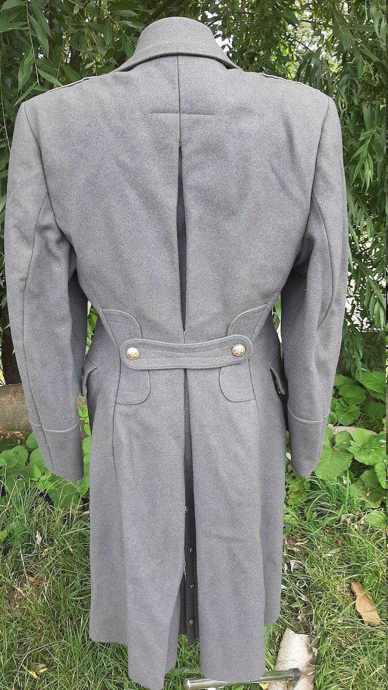 Soviet USSR Russian Military Army Officer Gray Wool Overcoat - Etsy