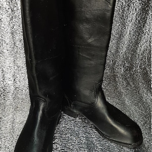 Vintage Military Leather Boots USSR Army - Etsy