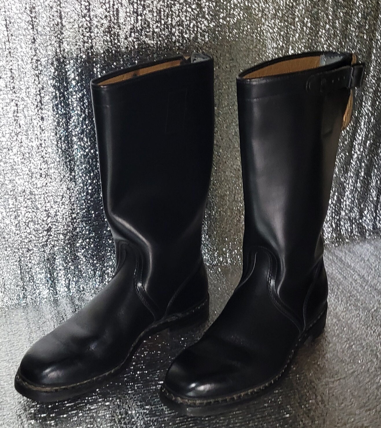 1970年代のヴィンテージレアミリタリードイツ東ドイツ軍ブーツ