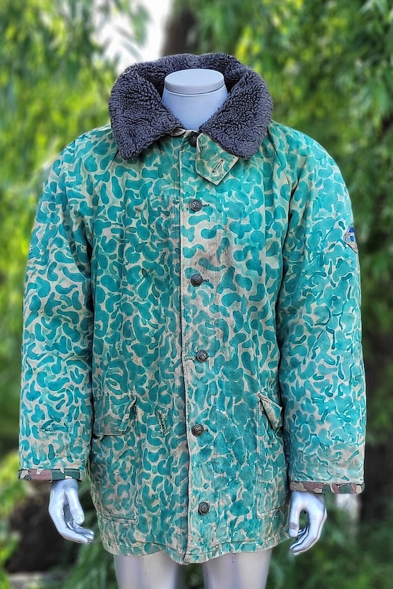 Vintage rare military jacket of the CIS countries arm… Gem