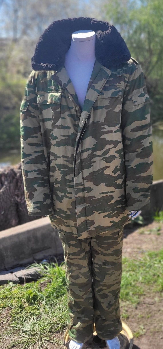 Military winter uniform jacket + pants camouflage… - image 9