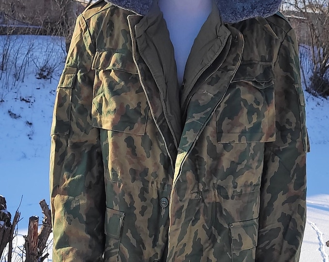 Vintage Rare Winter Jacket Original VSR 93 Russian Army 1990s Etsy