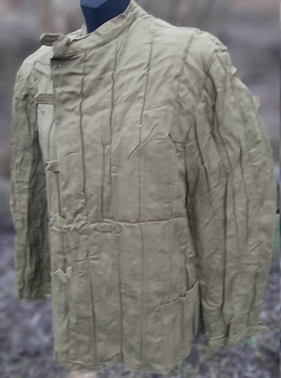 Soviet military jacket Telogreika FUFAIKA Ukraine… - image 5