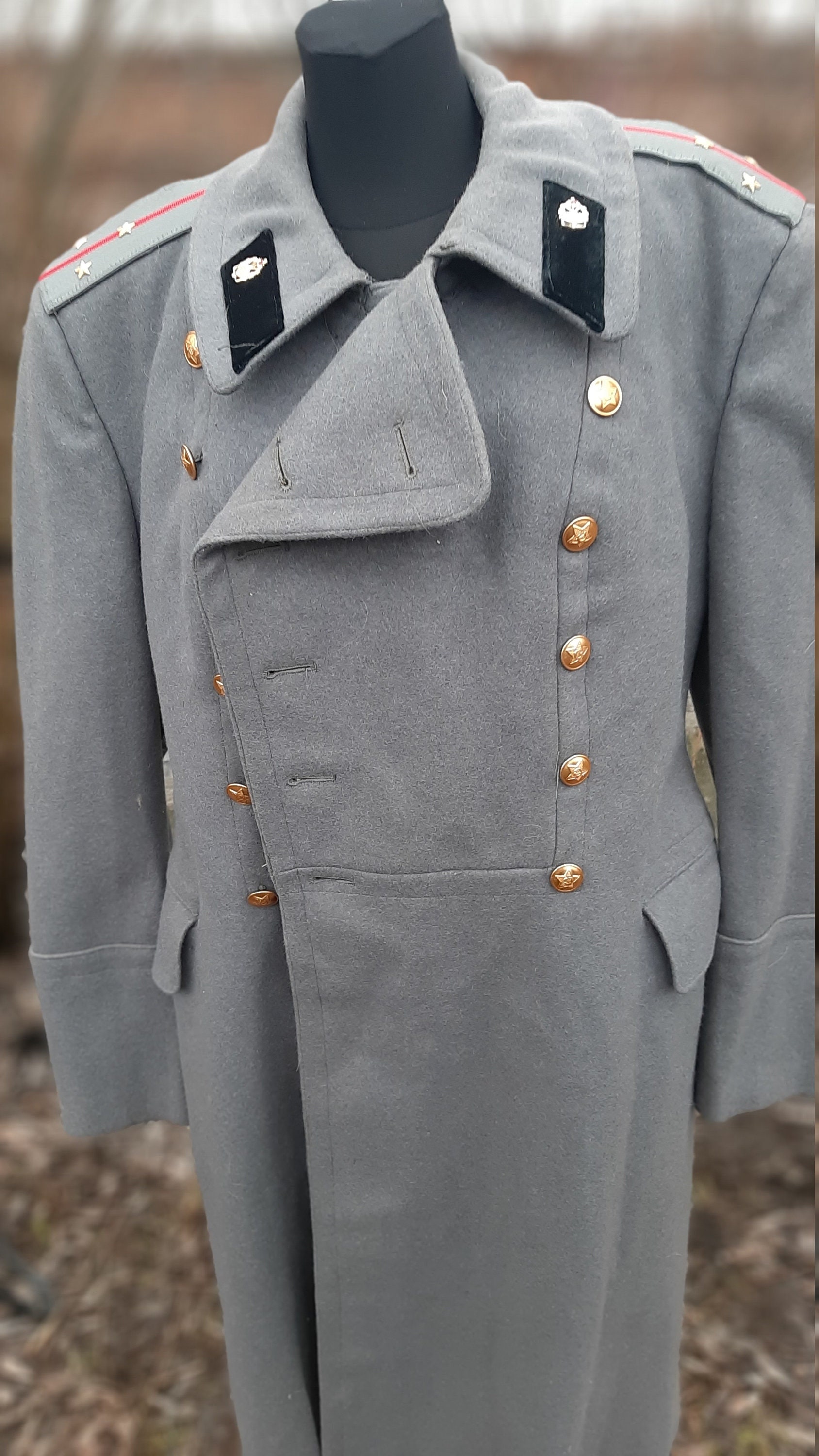 軍事ソビエト冬コート将校ソ連陸軍上級中尉 - Etsy 日本