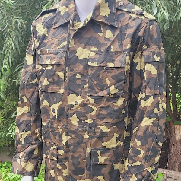 Vintage military camouflage jacket Ukrainian army 1990s