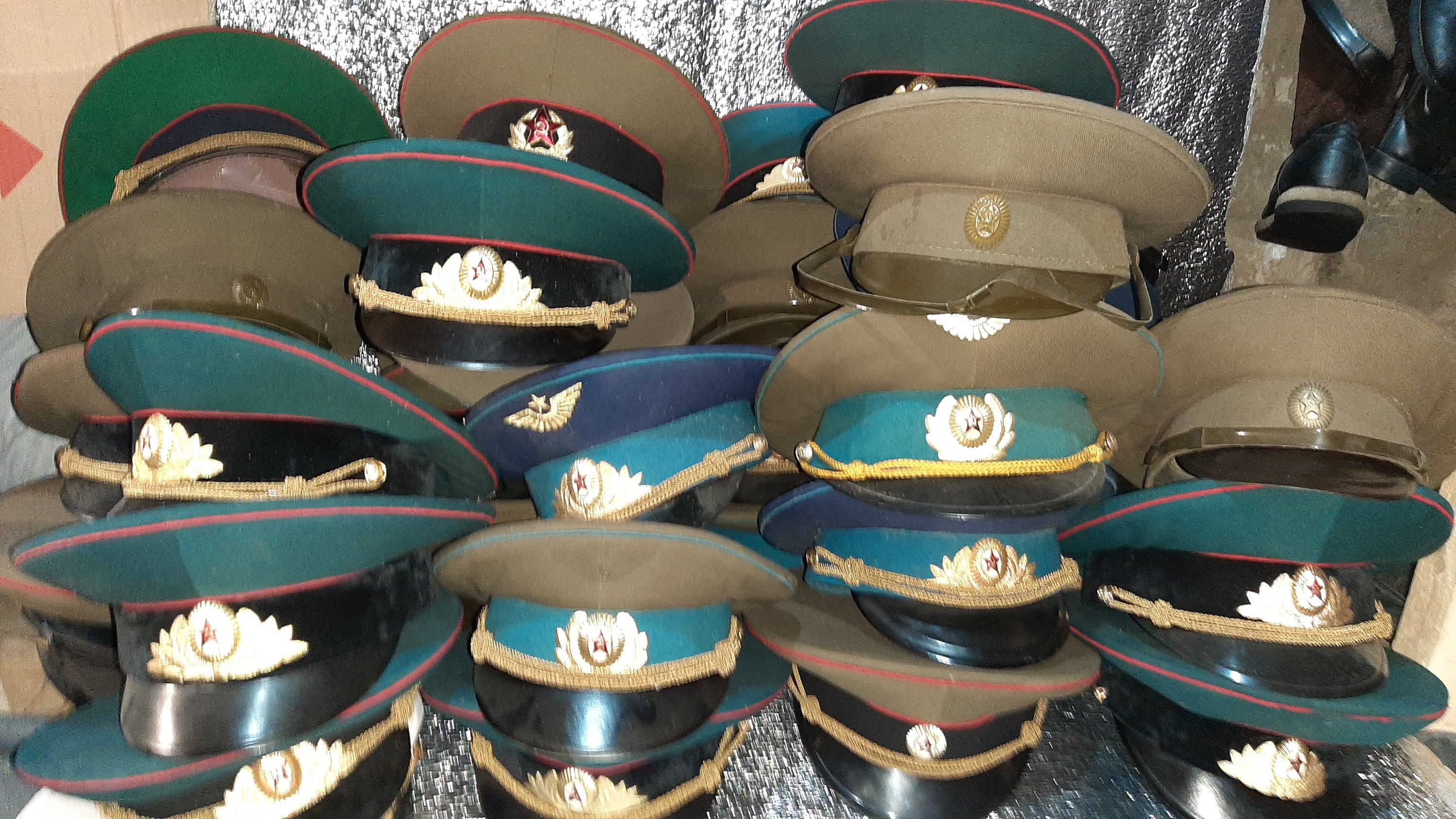 ソ連軍陸軍海軍空軍KGB警察ARMOR将校軍帽Soviet ussr army ソ連軍陸軍海軍空軍KGB警察ARMOR将校軍帽Soviet ussr army