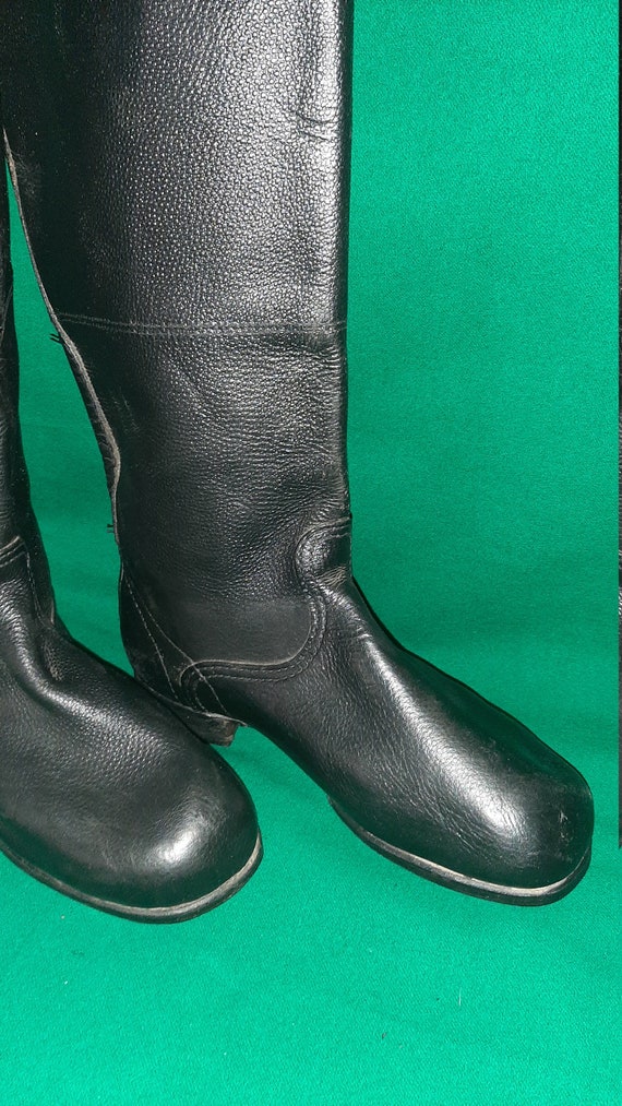 Army Soviet Military Officer Yuft Boots USSR - image 2
