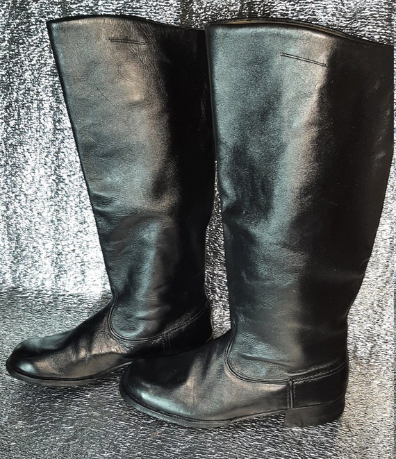 Military chrome boots Soviet army USSR - image 1