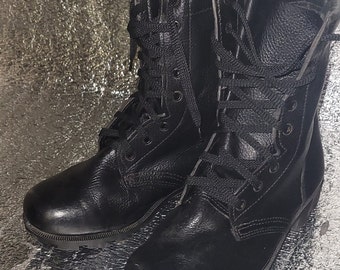 Rare military combat boots with reflenka laces Ukrainian army