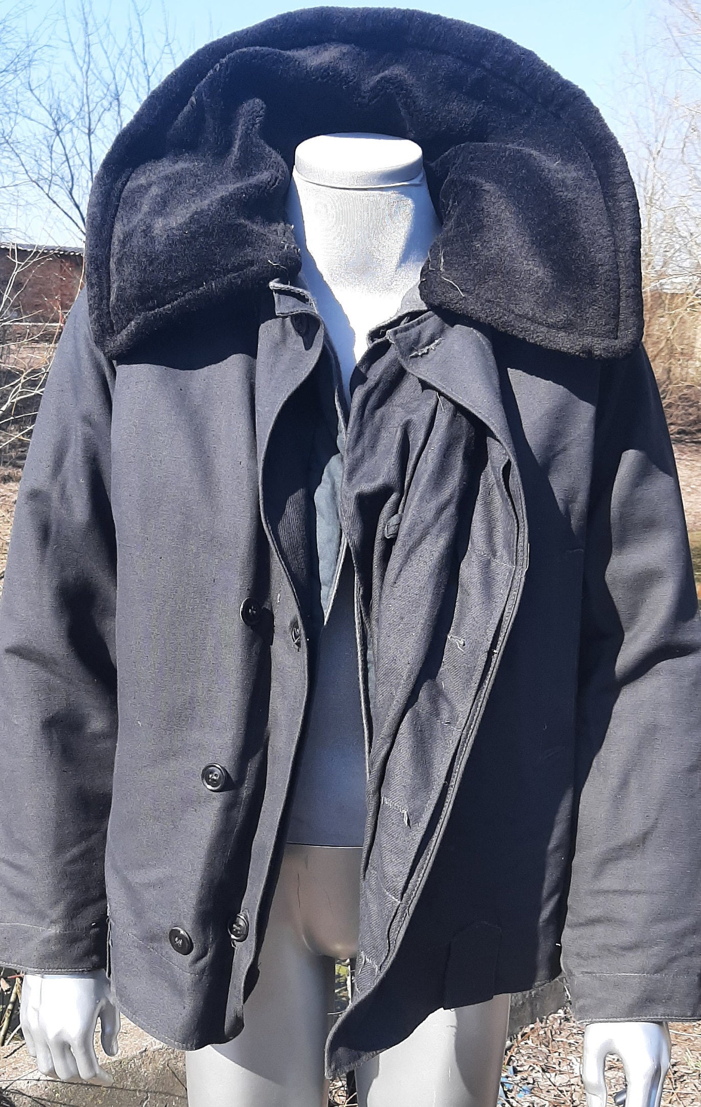 Military Winter Jacket Soviet Tanker USSR - Etsy