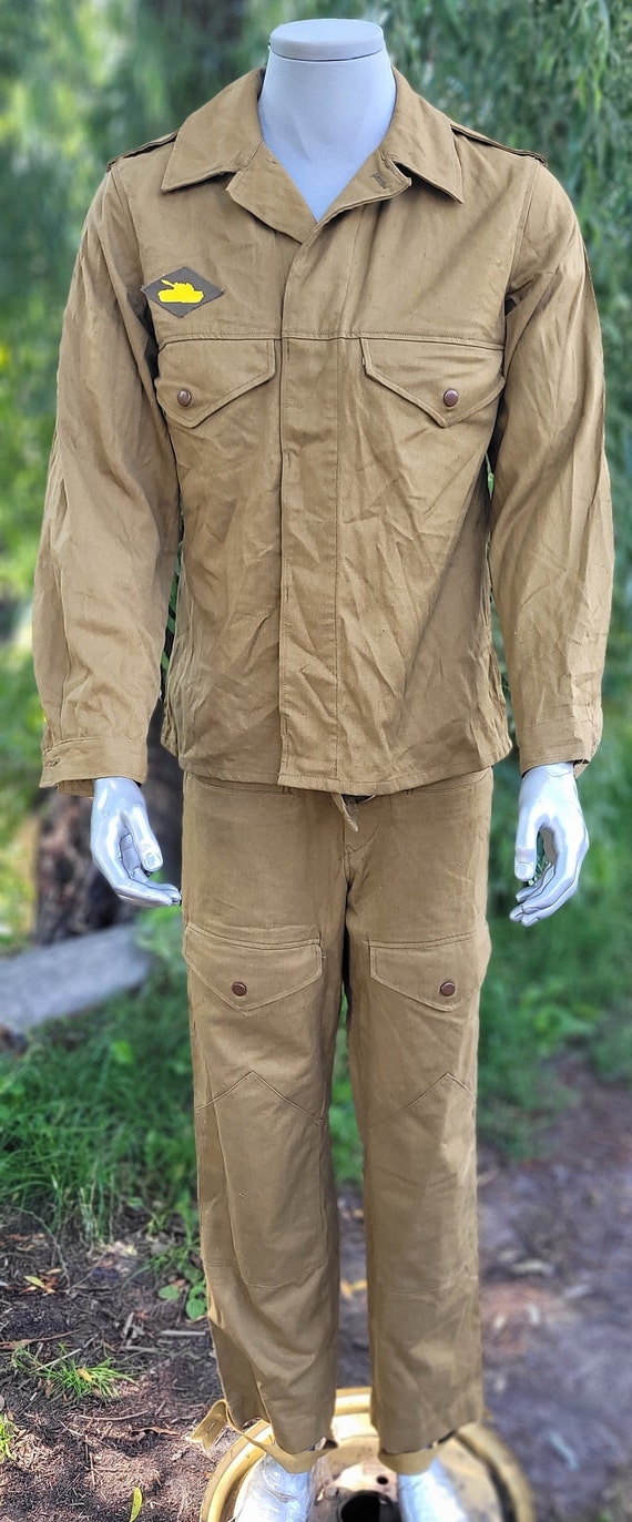 Soviet military uniform AFGAN jacket with pocket … - image 2