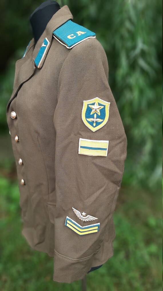 Ukraine Army Soviet Military Soldier Jacket USSR … - image 3