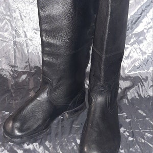 Military Officer&#39;s Boots Leather Yuft USSR