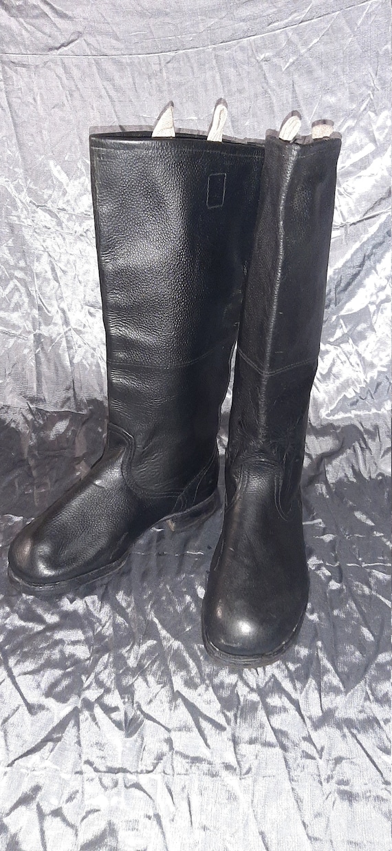 Military Officer's Boots Leather Yuft USSR