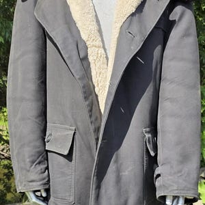 Vintage military winter coat USSR