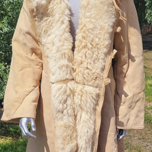 Vintage rare military fur coat BEKESH large size highest command staff USSR