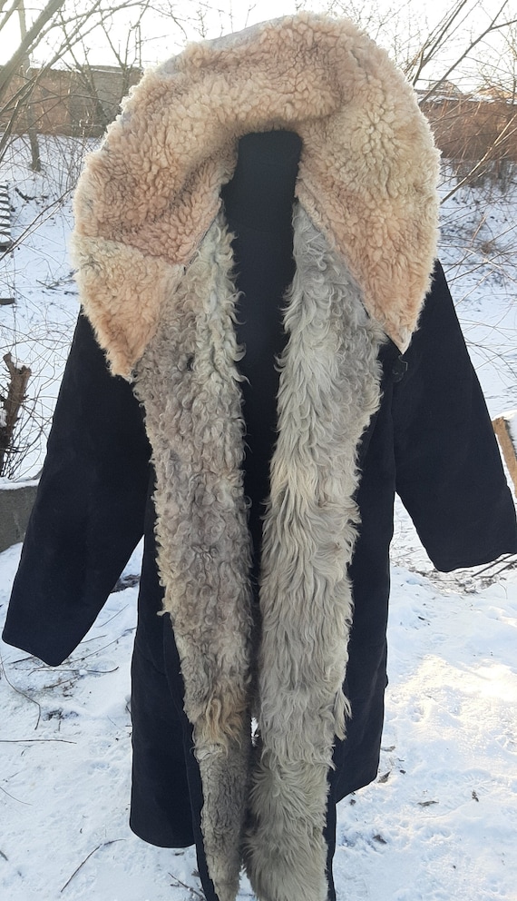 Vintage Rare Winter TULUP Coat Huge Size Soviet Army Etsy Canada