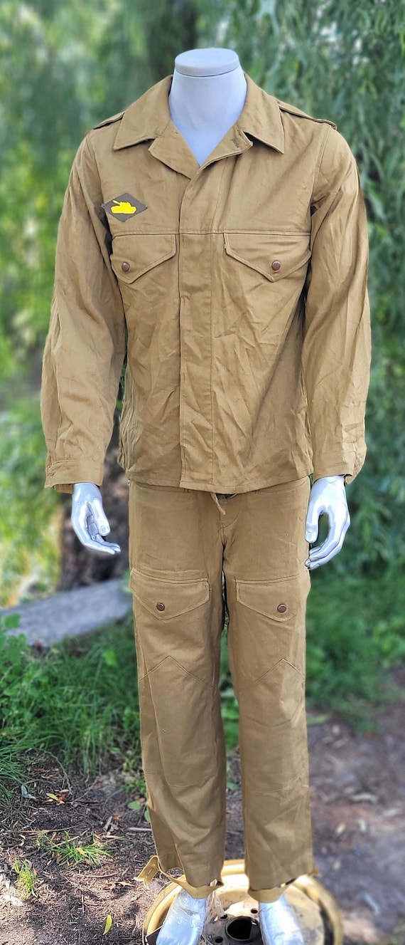 Soviet military uniform AFGAN jacket with pocket … - image 4