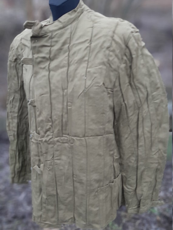 Soviet military jacket Telogreika FUFAIKA Ukraine… - image 3