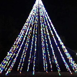 Christmas Tree Flag Pole Mega Topper Light Hook USA - Etsy