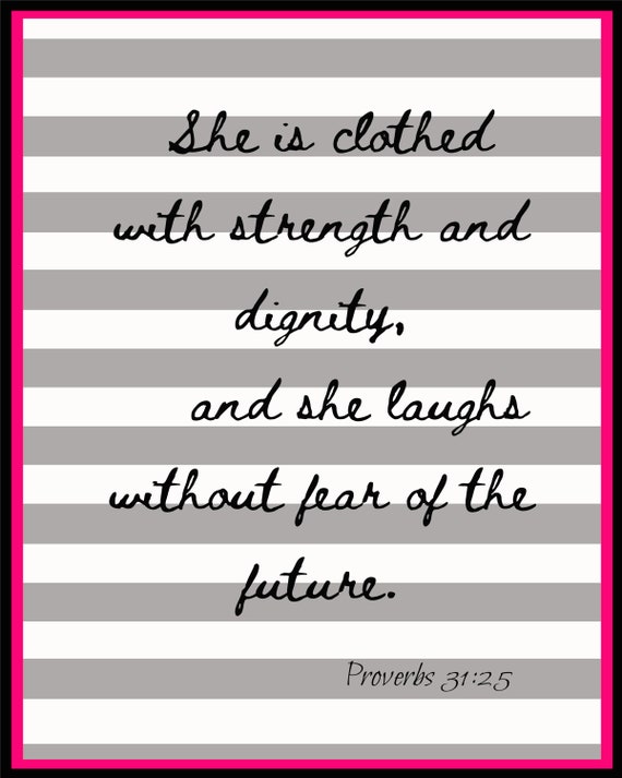 Nursery Girls Biblical Verse Inspirational Quote Baby Shower Etsy