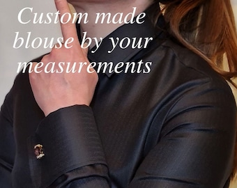 Custom shirts for women long sleeve, Made to measure dress shirt for you by your measurements