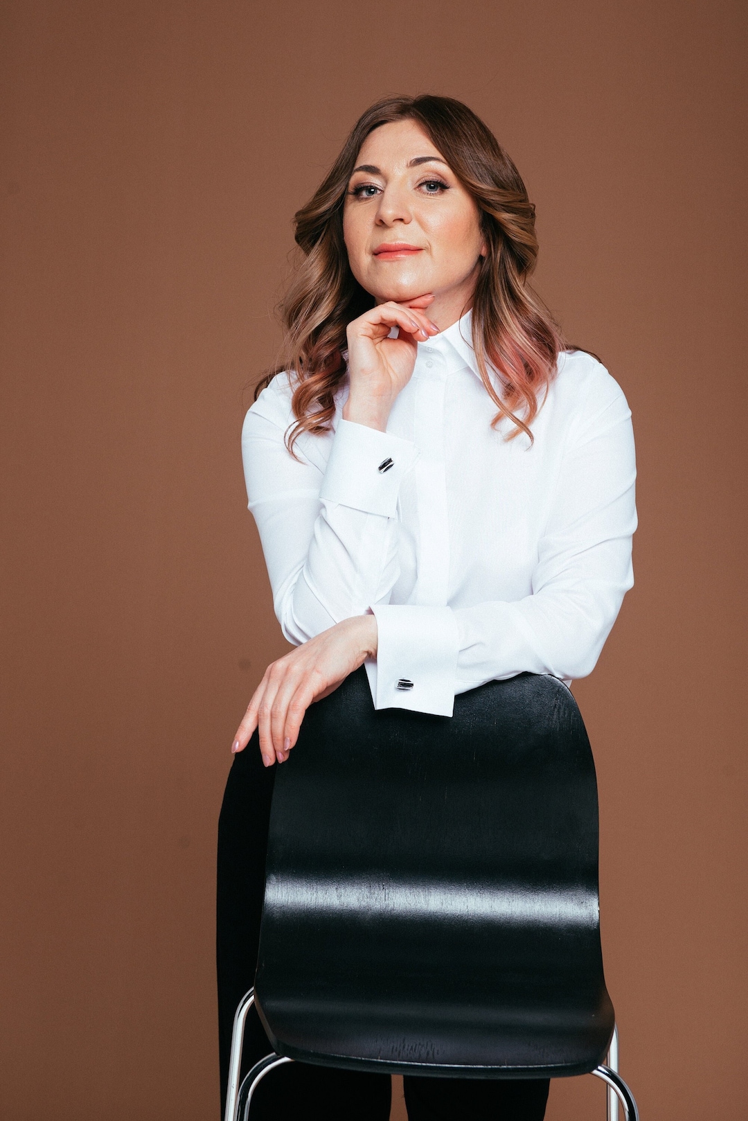 No iron women's white dress shirts 2025