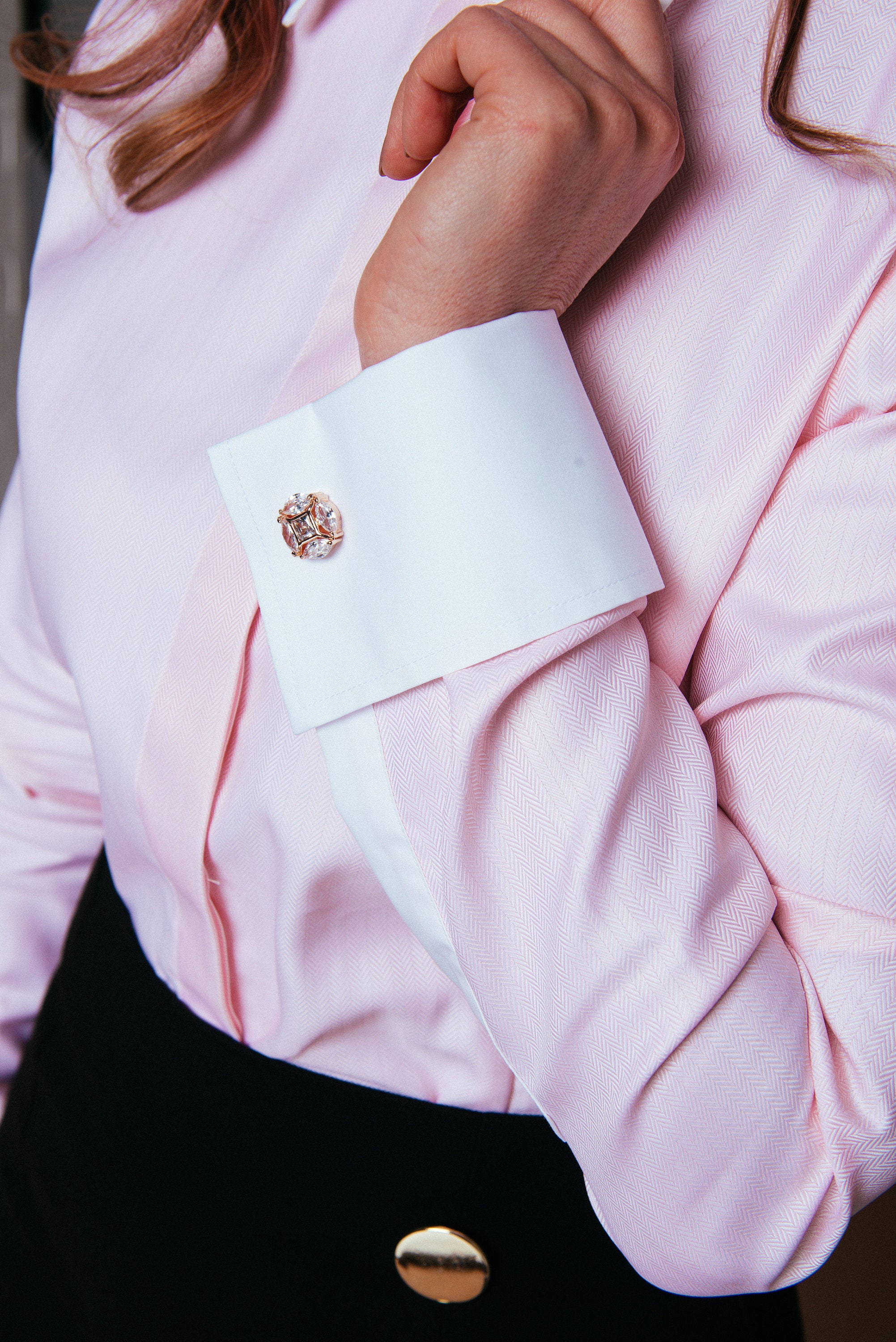 Pink Blouse Pink Button Down Shirt High Collar Blouse - Etsy